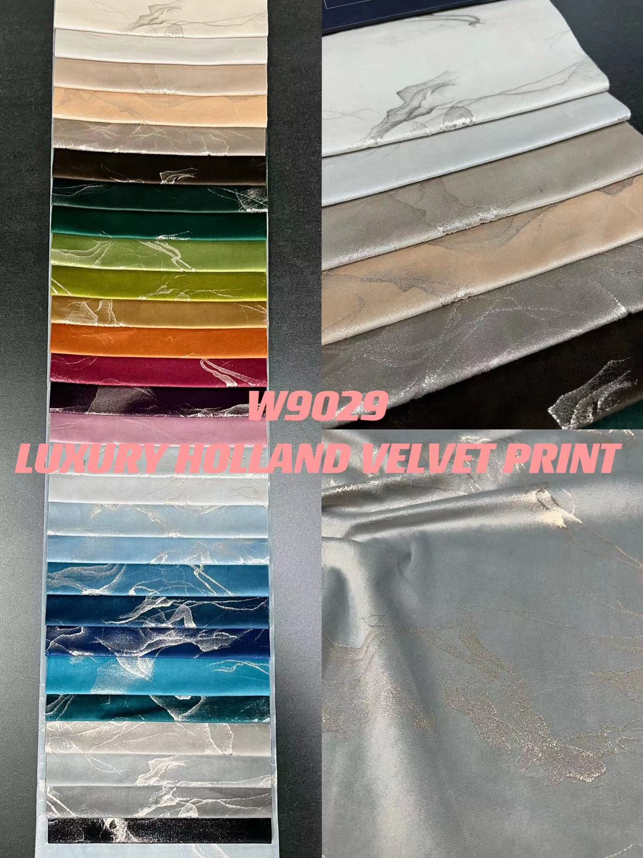 W9029 LUXUS HOLLAND VELVET PRINT